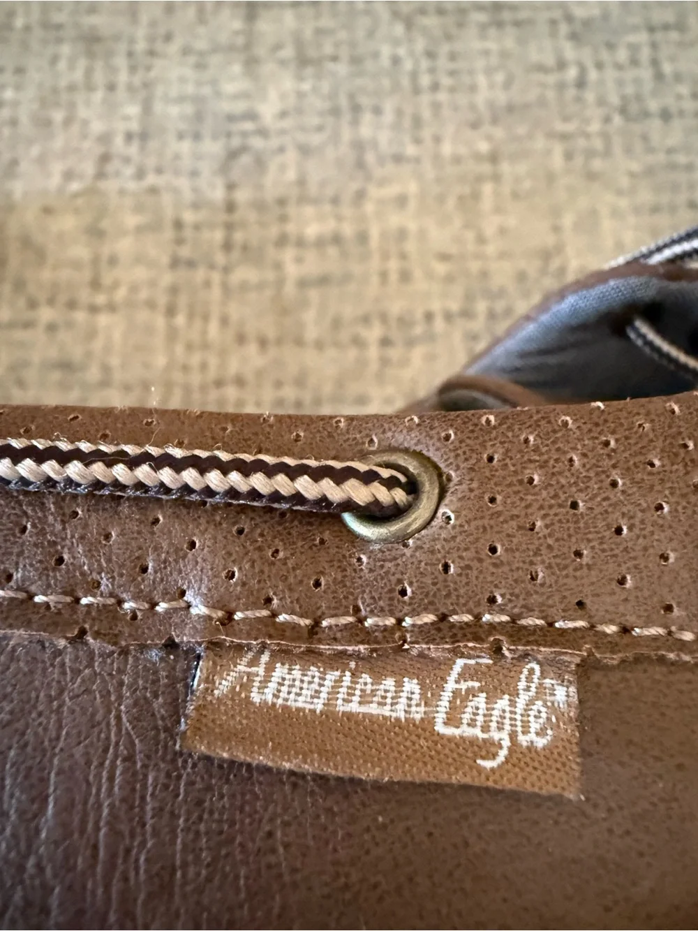 American Eagle Outfitters Brown Deck Boat Shoes Youth Big Boy’s Boys 5.5